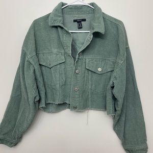Corduroy distressed jacket